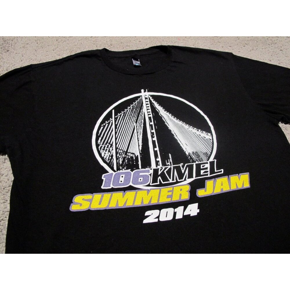 106 KMEL Summer Jam 2014 VTG concert t-shirt men's sz M kendrick lamar yg t-pain